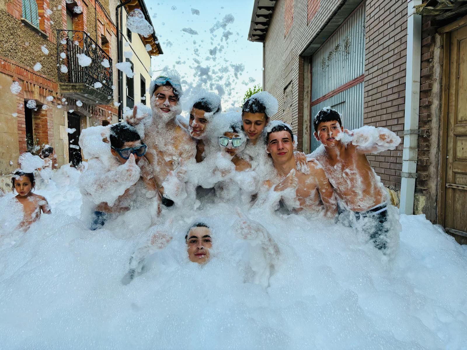 Juegos con la espuma