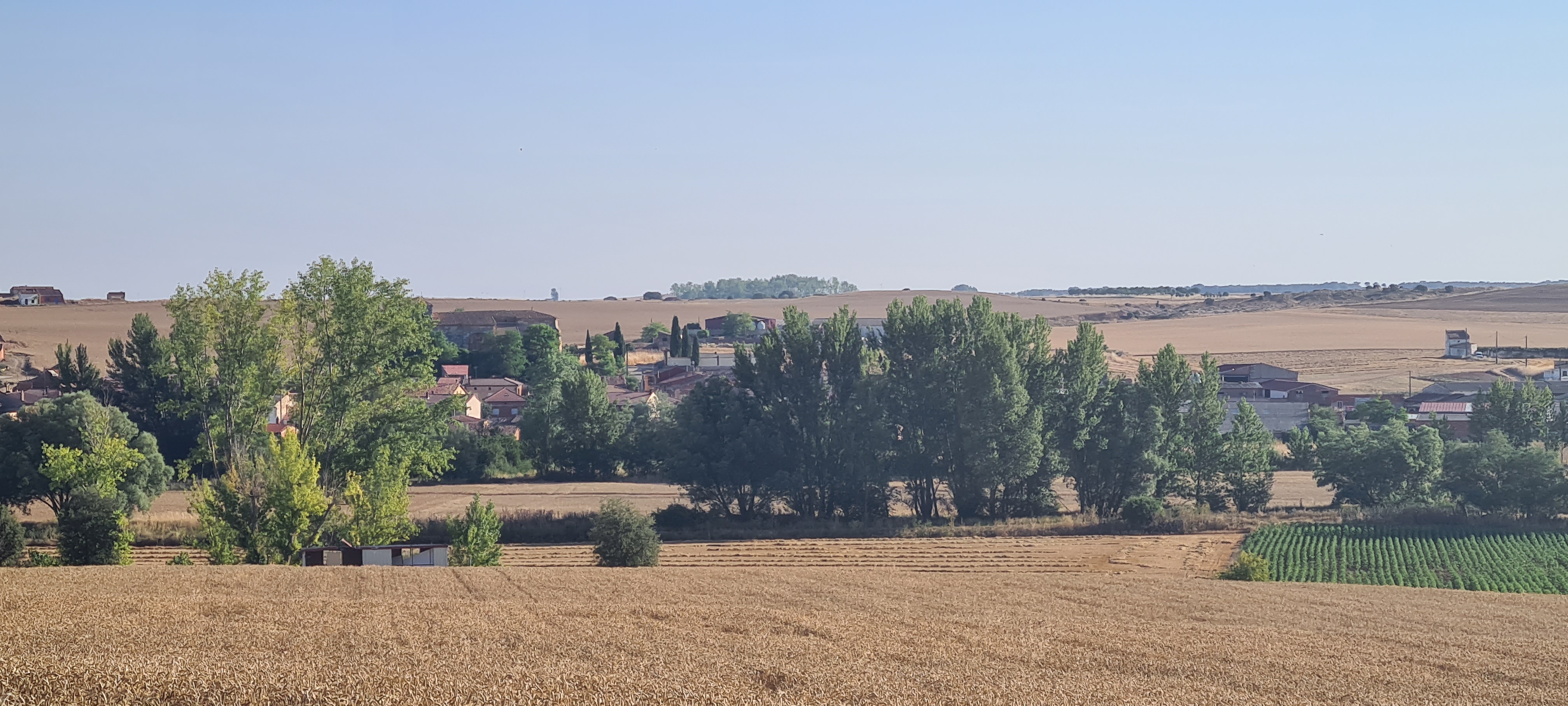 Vista panorámica de la localidad, desde la denominada cuesta de Carranquión (carretera de Santa Cecilia)